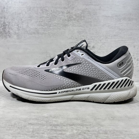 Brooks Adrenaline GTS 22 Running Shoes Men's Size 13 2E Wide Gray